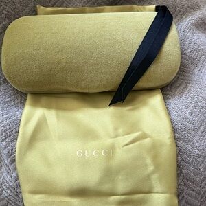 Gucci Mustard Eyewear Case